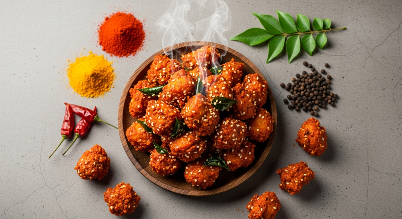 Spicy South Indian Chicken Fry