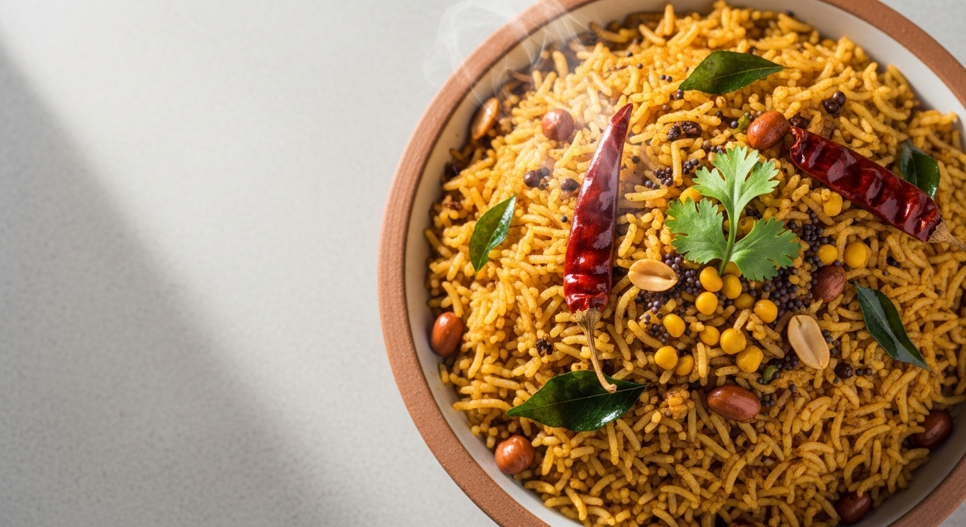 Tamarind Rice (Puliyodarai)